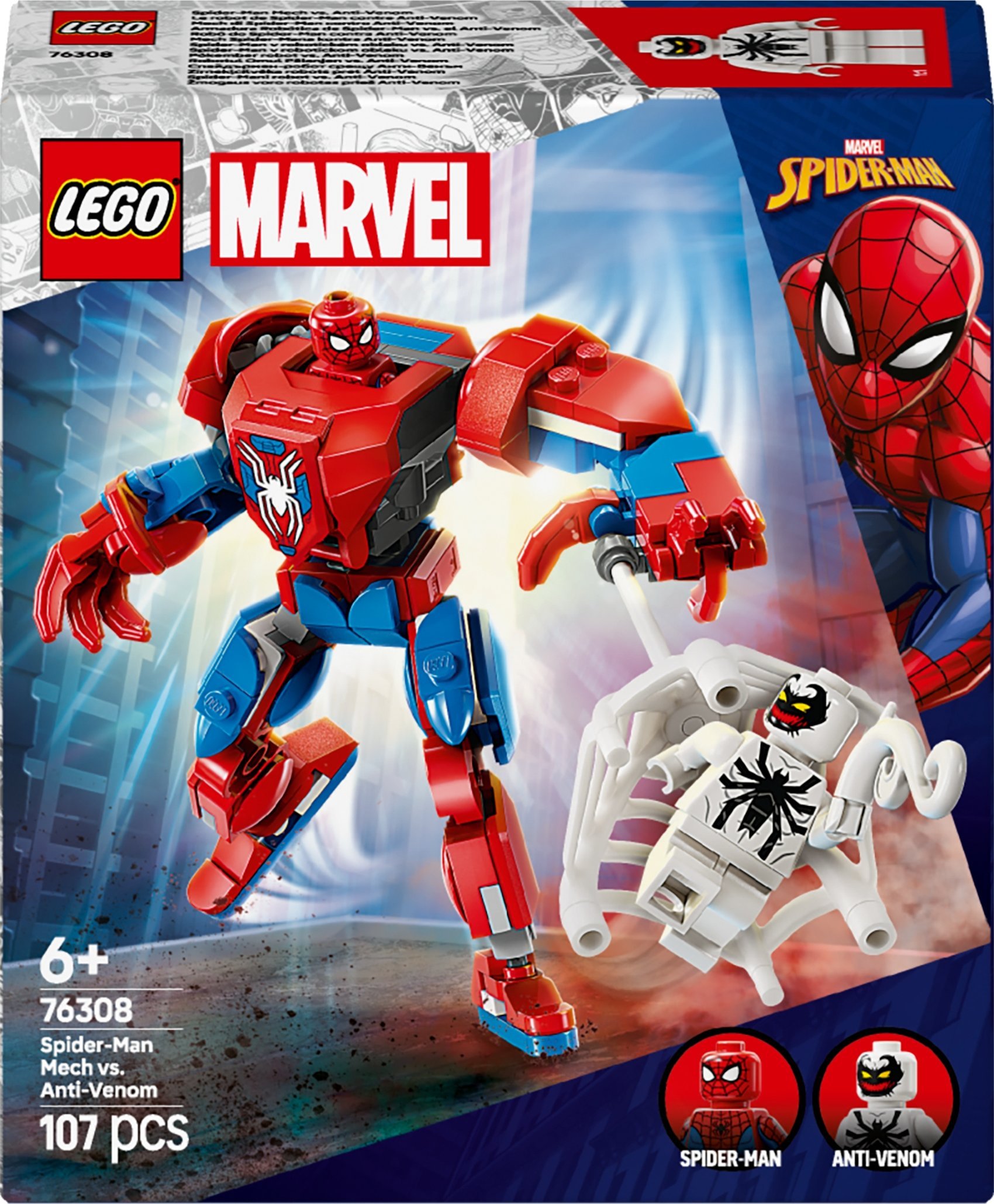 Marvel Mech Spider-Mana kontra Anti-Venom (76308)