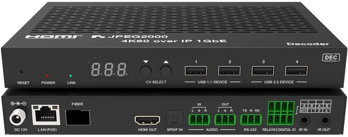 AV over IP 4K60Hz JPEG2000