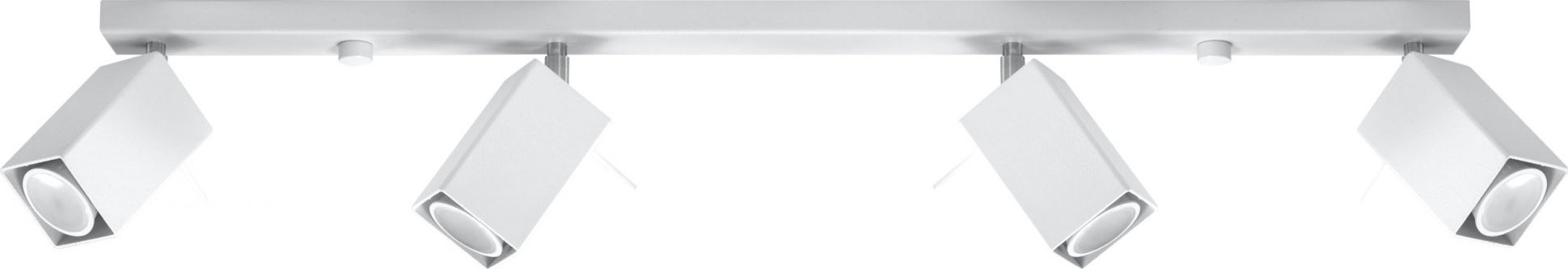 Lampa sufitowa Lumes Biały regulowany plafon listwa - EX514-Merids