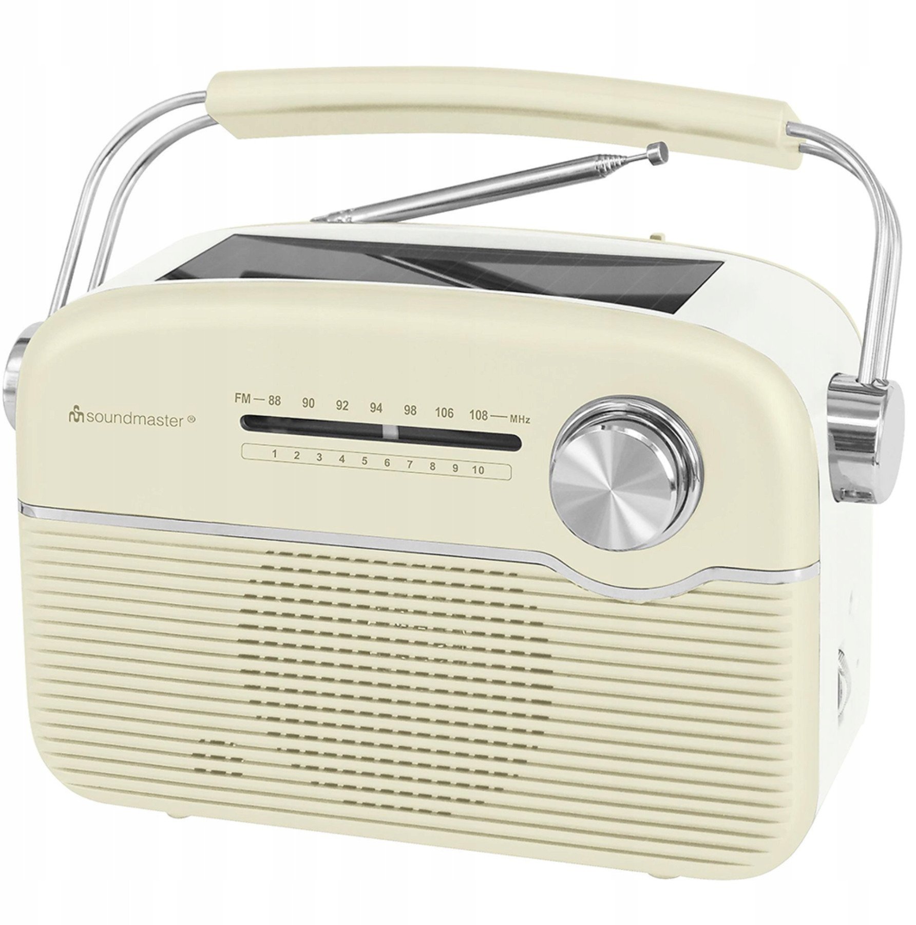 RADIO FM SOUNDMASTER TR480BE z PANELEM SŁONECZNYM O MOCY 0,3Wp, 3W, AKU Li-Ion