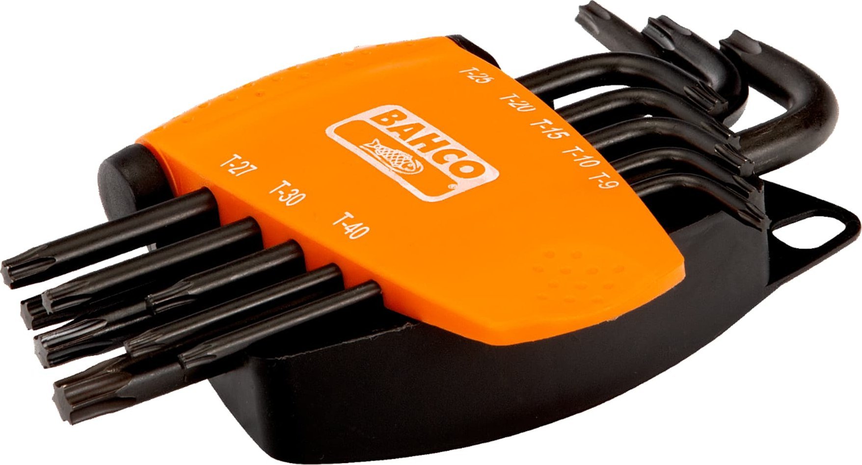 Bahco Zestaw kluczy trzpieniowych TORX, czarne, 8 szt. T9-T40 BAHCO