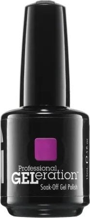 Jessica Jessica, Geleration Colours, Semi-Permanent Nail Polish, GEL-678, Pretty In Purple, 15 ml For Women