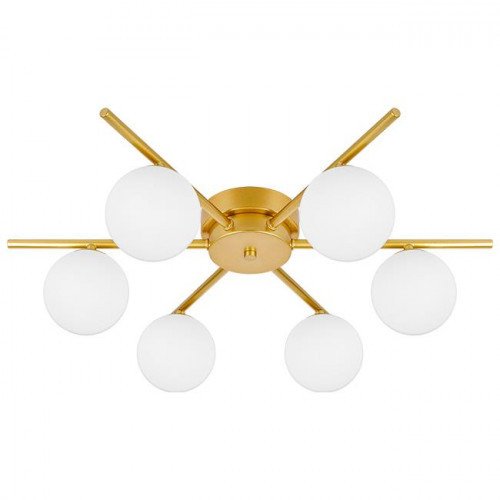 Żyrandol LED G9 Bali-10 58cm x6 złoty