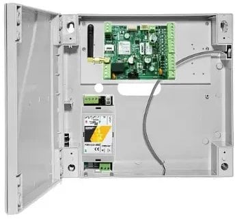 ROPAM Basic4G-SET: Basic4G/AT-GSM-MINI90/O-R3P/PSR-ECO-2012/ zestaw, moduł LTE w obudowie natynkowej z zasilaczem -ECO i anteną GSM/LTE