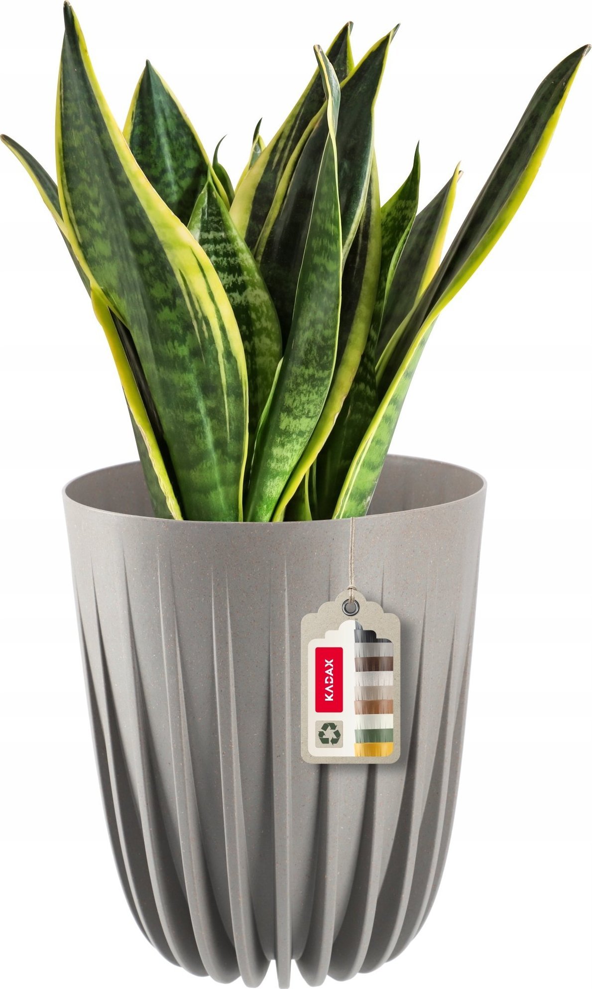 Kadax Doniczka Donica Wkład Osłonka Na Kwiaty Szara 14cm