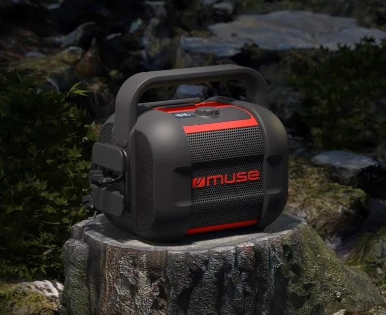 Radio budowlane Muse | Jobsite Bluetooth Radio | M-968 BTR | 40 W | Bluetooth | NFC features