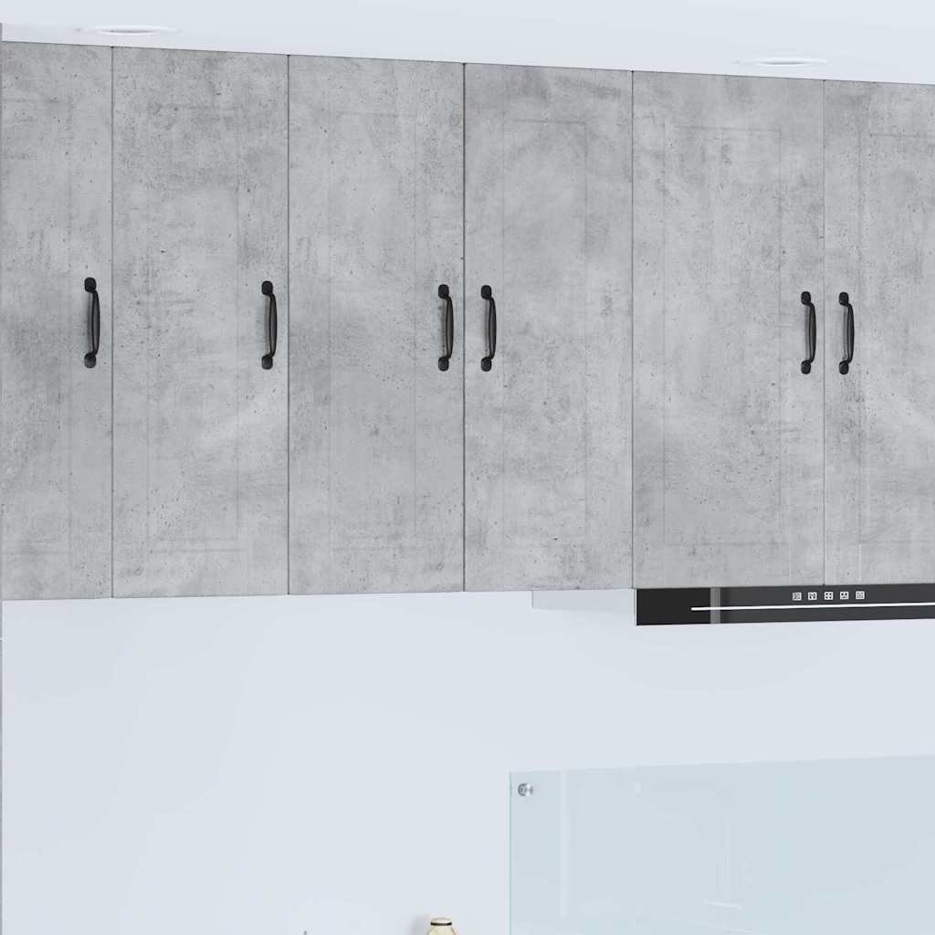 vidaXL Szafka kuchenna z półką Betonowy szary 30 x 31 x 80 cm