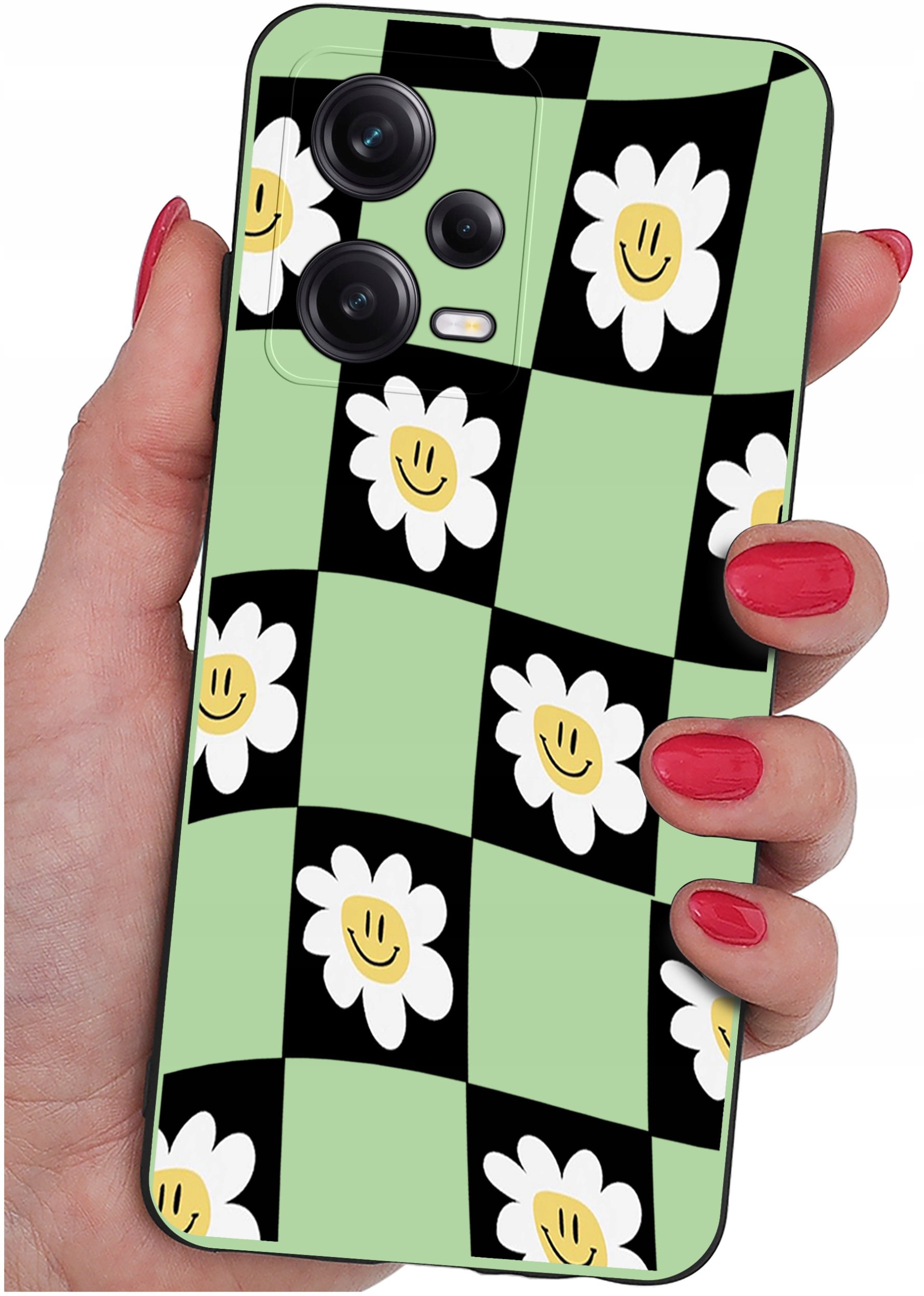 ETUI do Xiaomi Redmi Note 12 5G |Poco X5 5G | WZORY | SILIKONOWE MATT SZKŁO