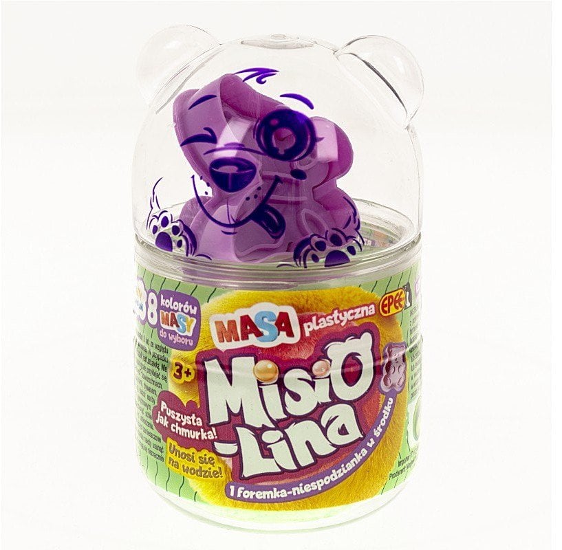 Masa plastyczna Misiolina 60g 1 foremka zielona