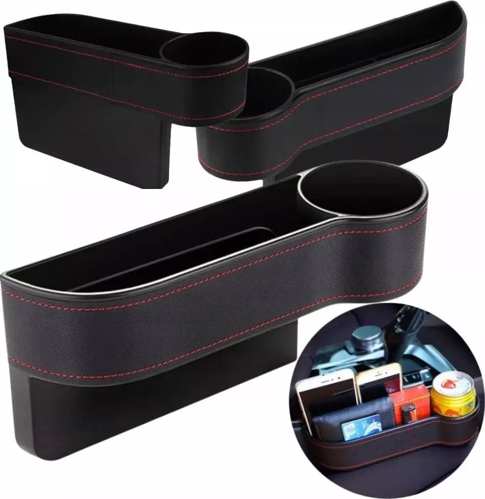 Economy Organizer samochodowy schowek na kubek Czarny