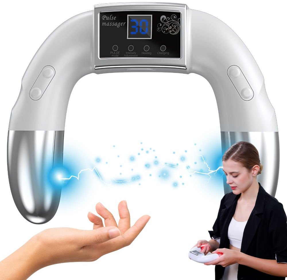 Masażer dłoni ems elektrostymulator terapia impulsowa bóle napięcia stres