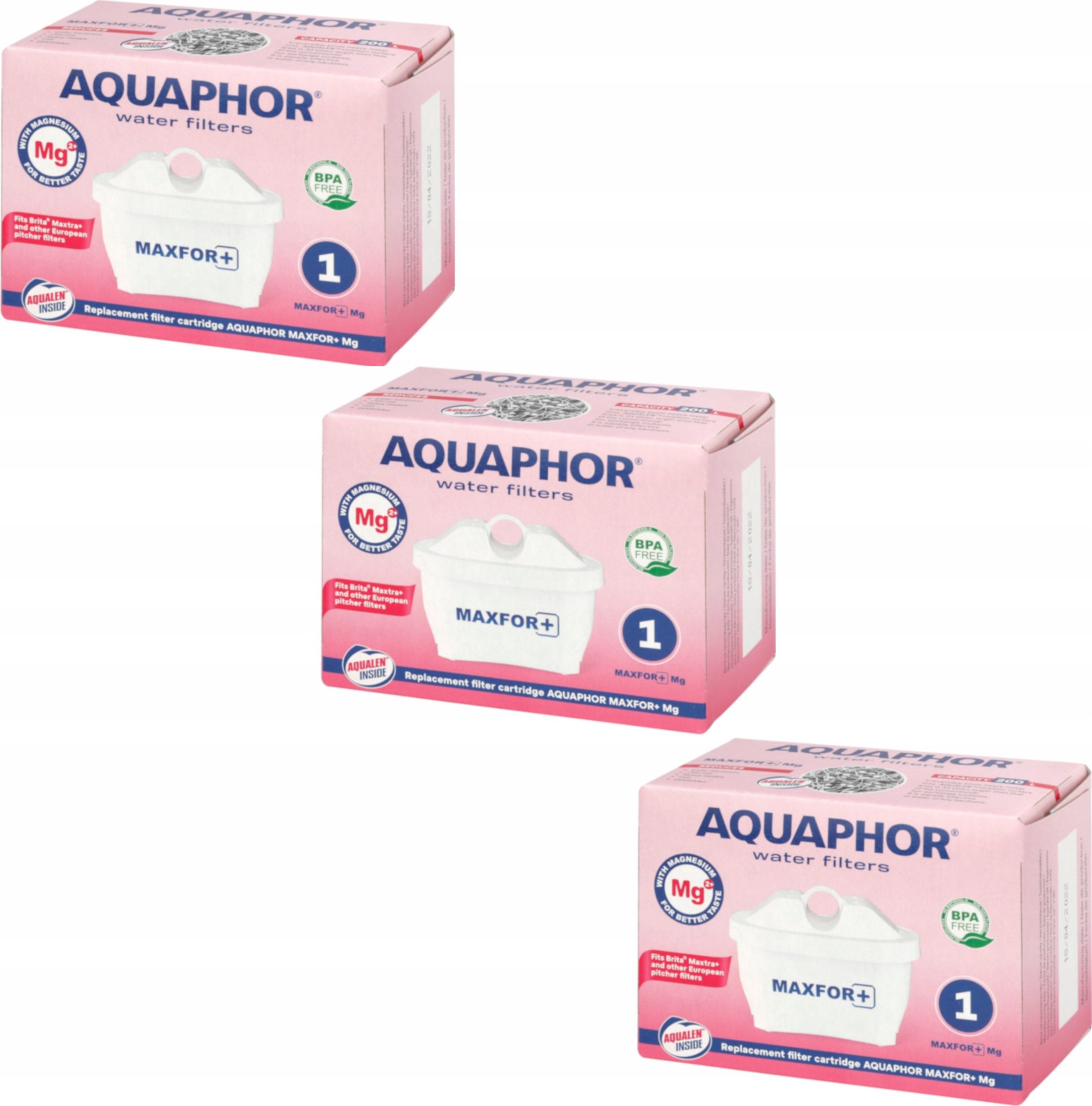 Wkład filtrujący Aquaphor Maxfor+ Mg 3 szt.