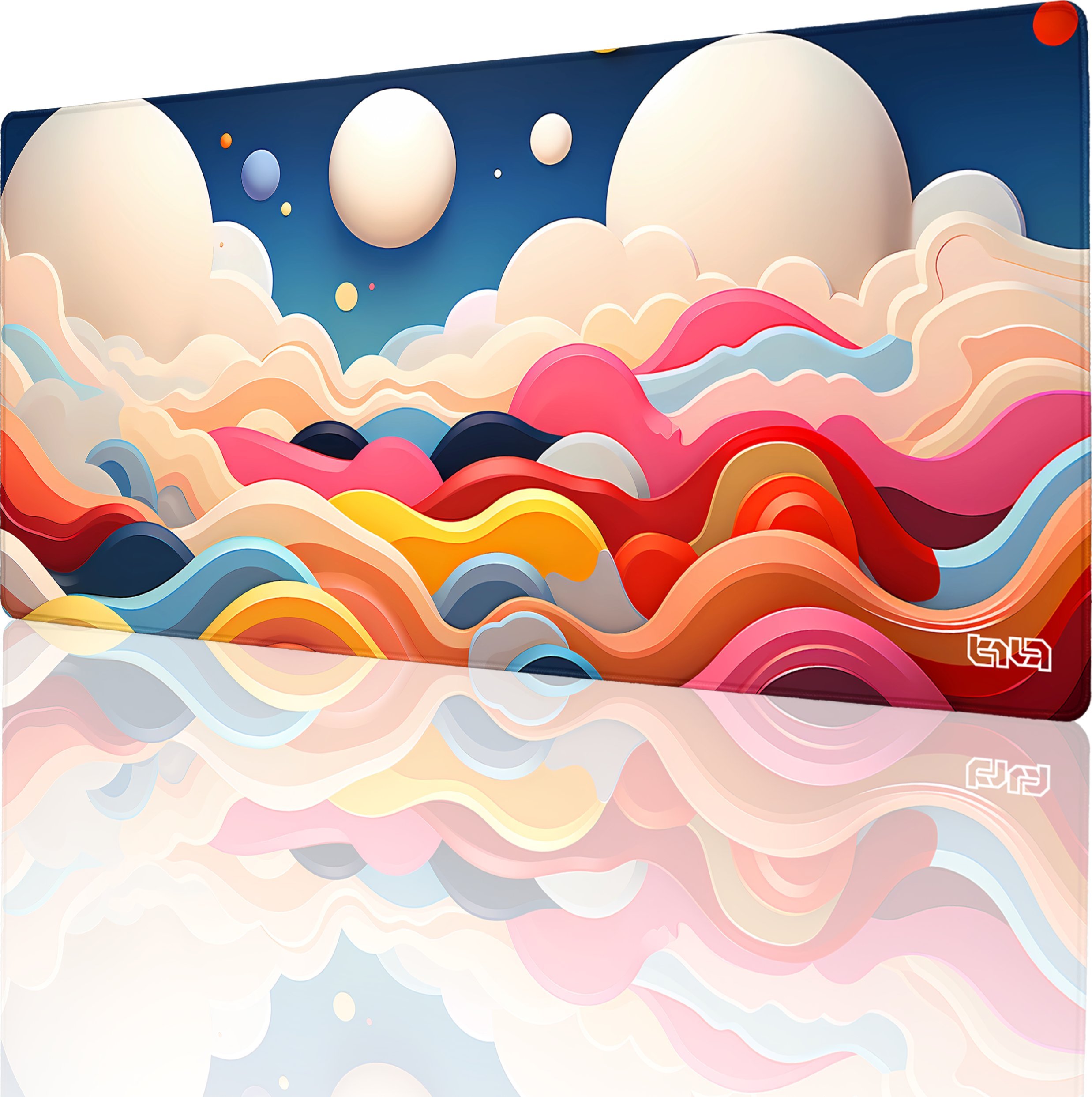 Podkładka Tilt PODKŁADKA POD MYSZ GAMINGOWA Neonowe Wzgórza 90x40 TILT Duża Wodoodporna