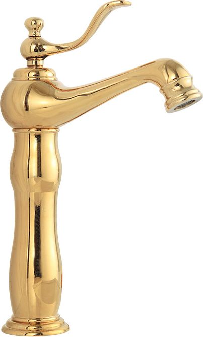 Bateria umywalkowa Mexen Vela stojąca złoty