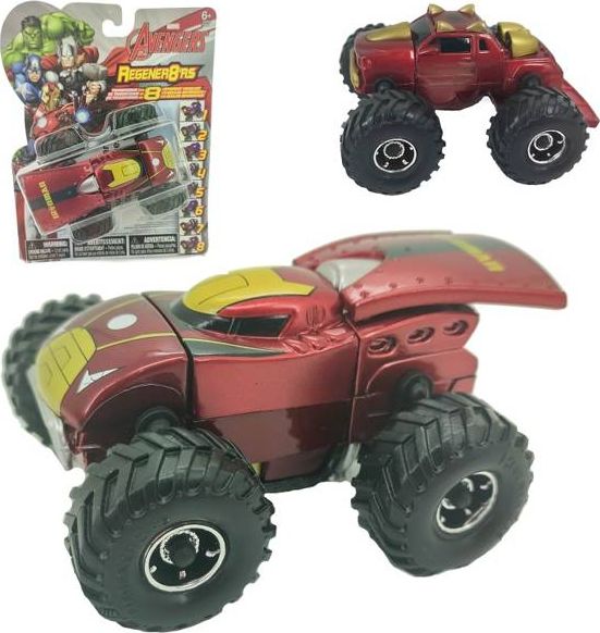 Marvel SAMOCHÓD TRANSFORMUJĄCY AVENGERS IRON MAN