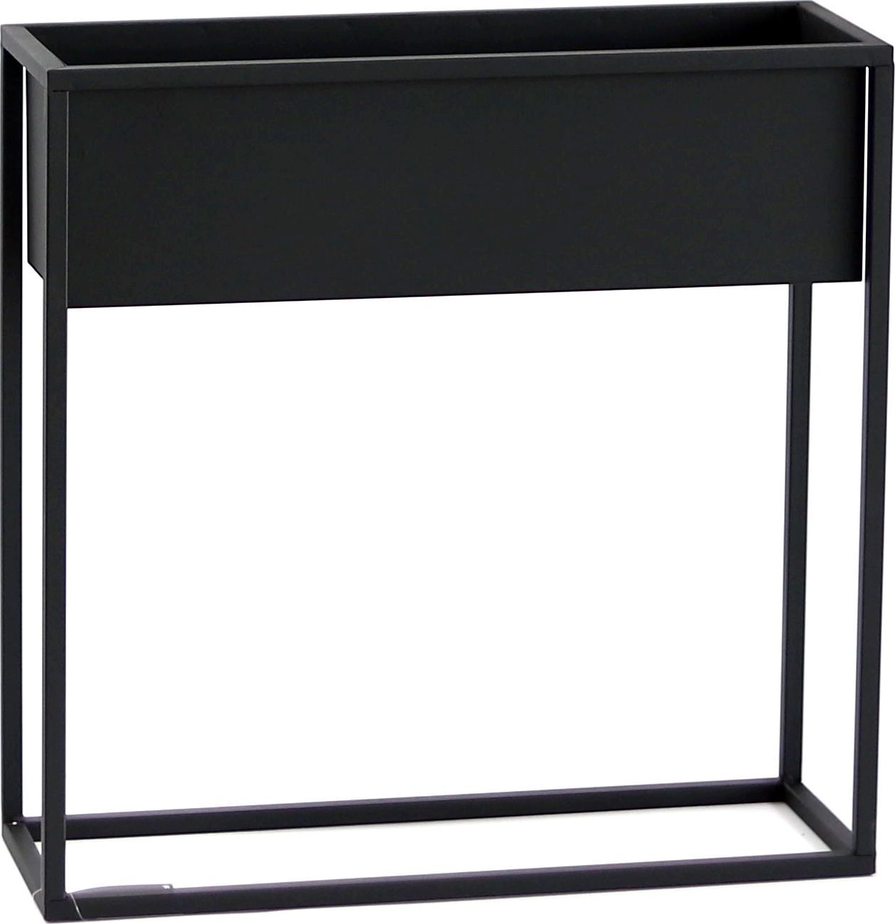 Jakpoldesign Kwietnik Metalowy Stojak CUBO 60x60cm czarny skrzynka loft 05-08