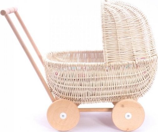 Wnuk Wózek dla lalek Biały (Standard/Wzór)