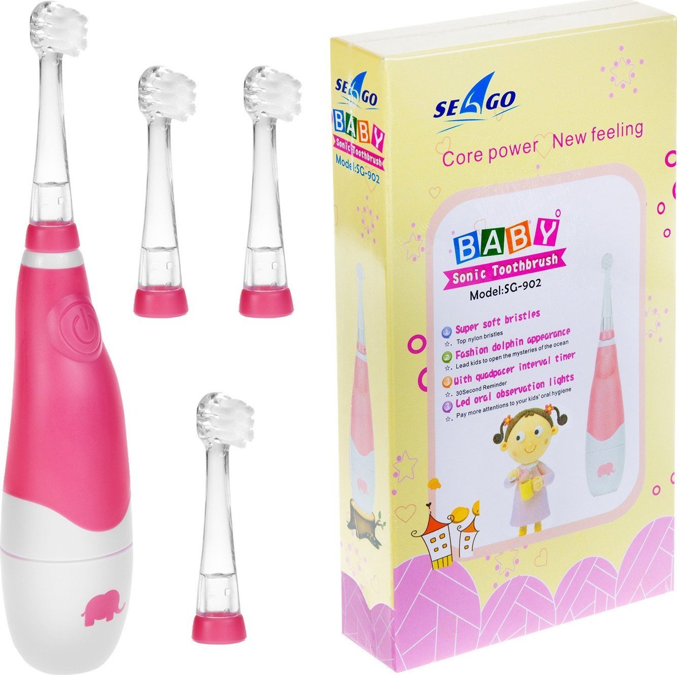 Szczoteczka Seago SG-902 Różowa