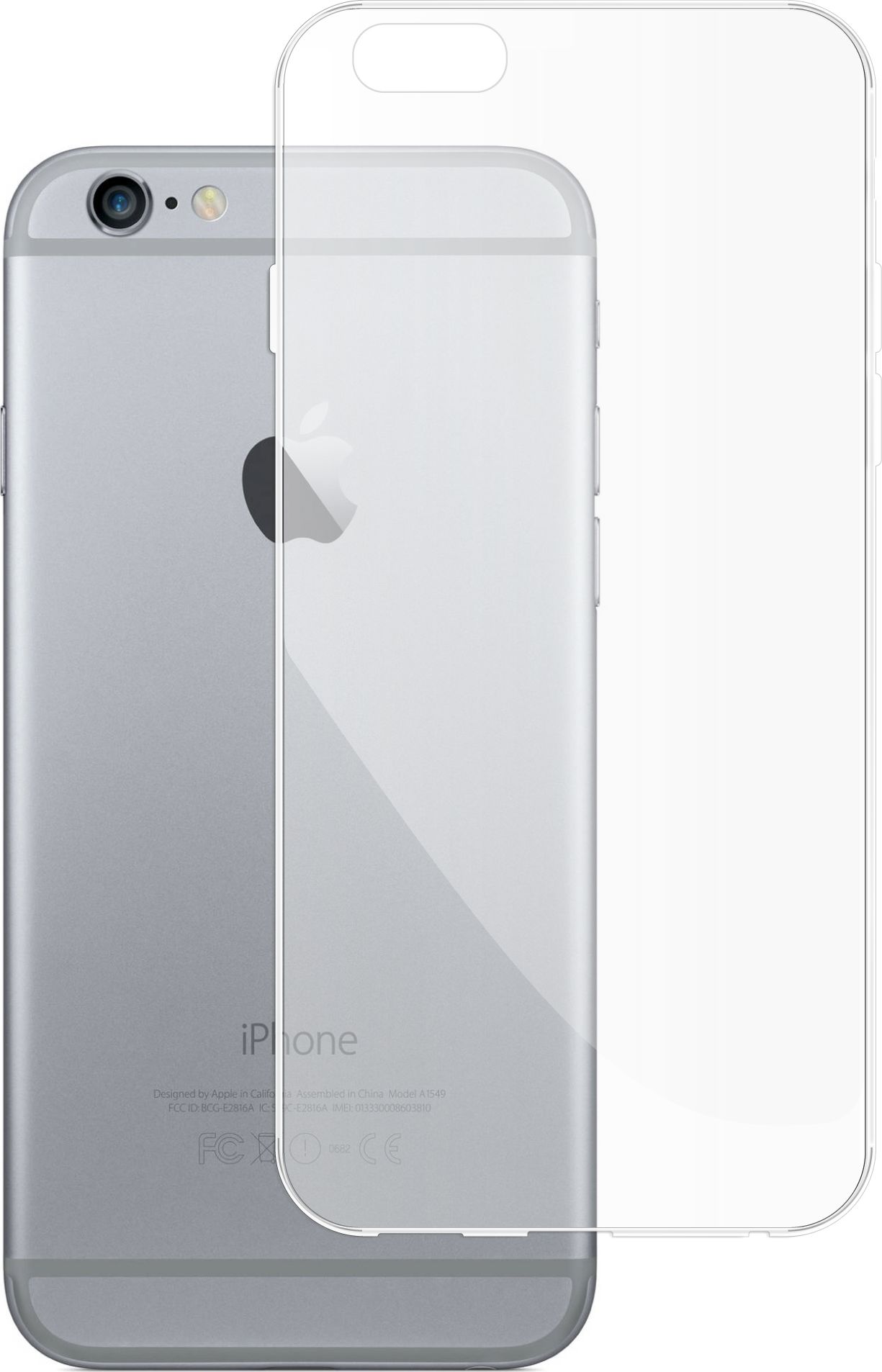 etumi Etui Do Iphone 6 Plus / 6S Plus Gumowe Slim Clear Pokrowiec Ochronny / Futerał Obudowa / Ochrona Clear Cover Bezbarwne Slim Case0207