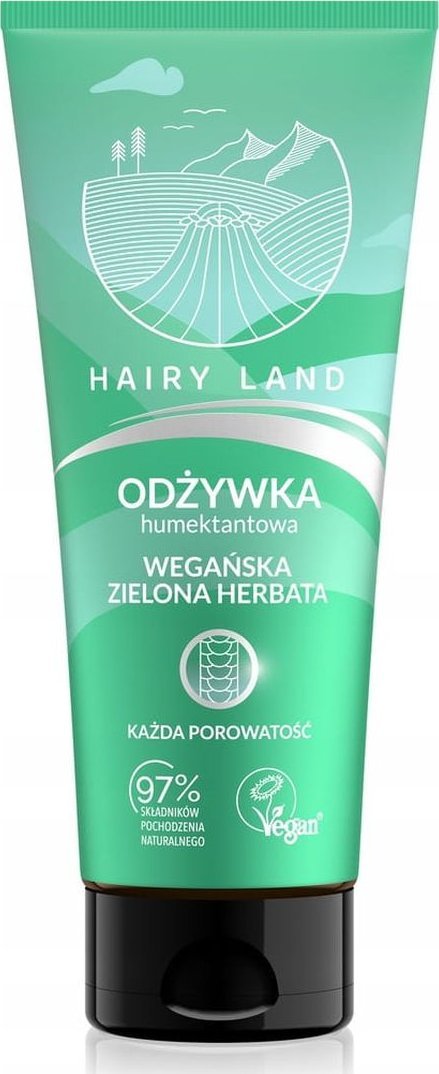 Hairy Land Wegańska Zielona herbata Odżywka humektantowa nawilżająca 200ml