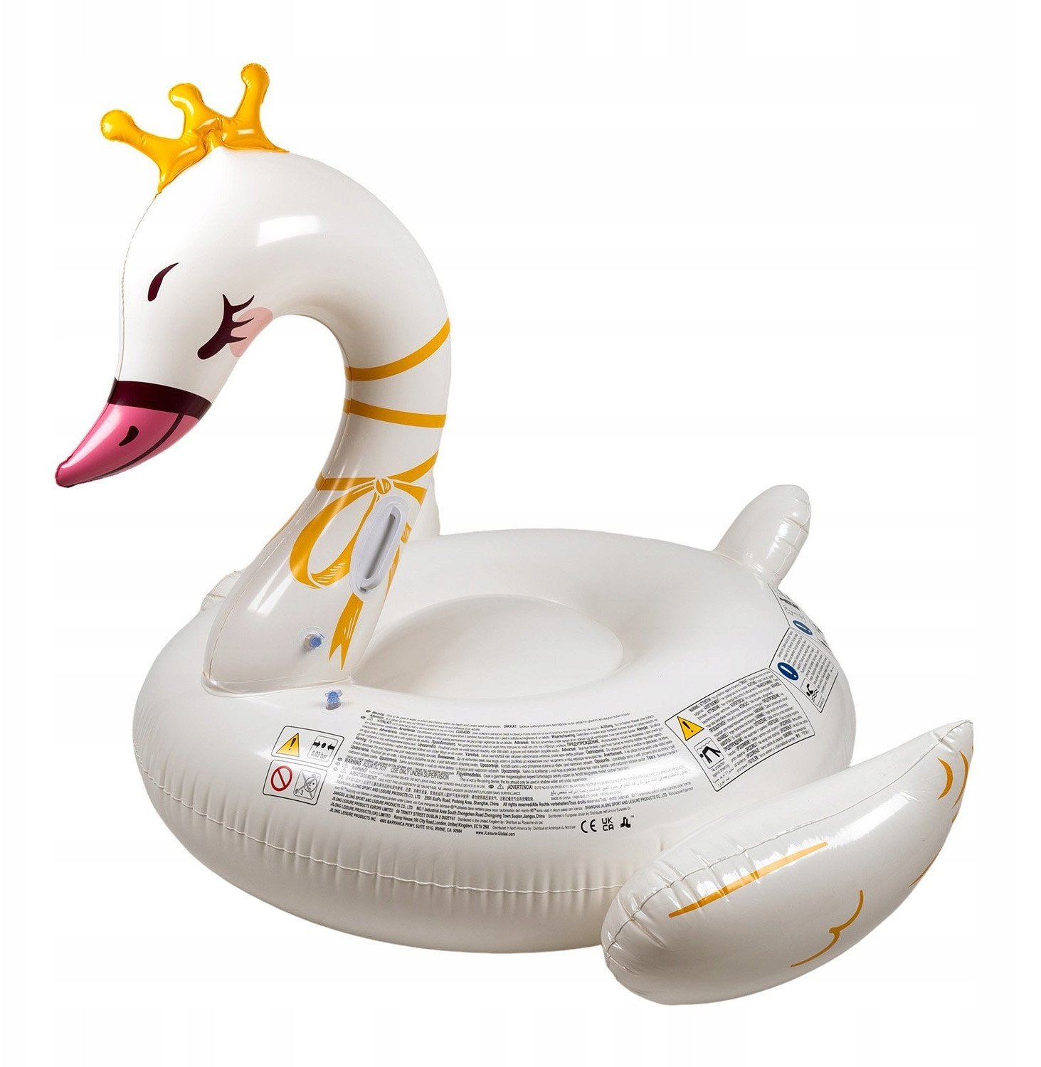 Materac, kółko pompowane "łabędź" SUNCLUB