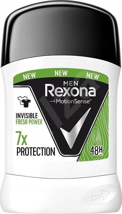 Unilever Rexona Motion Sense Men Dezodorant sztyft Invisible Fresh Power 48H 50ml