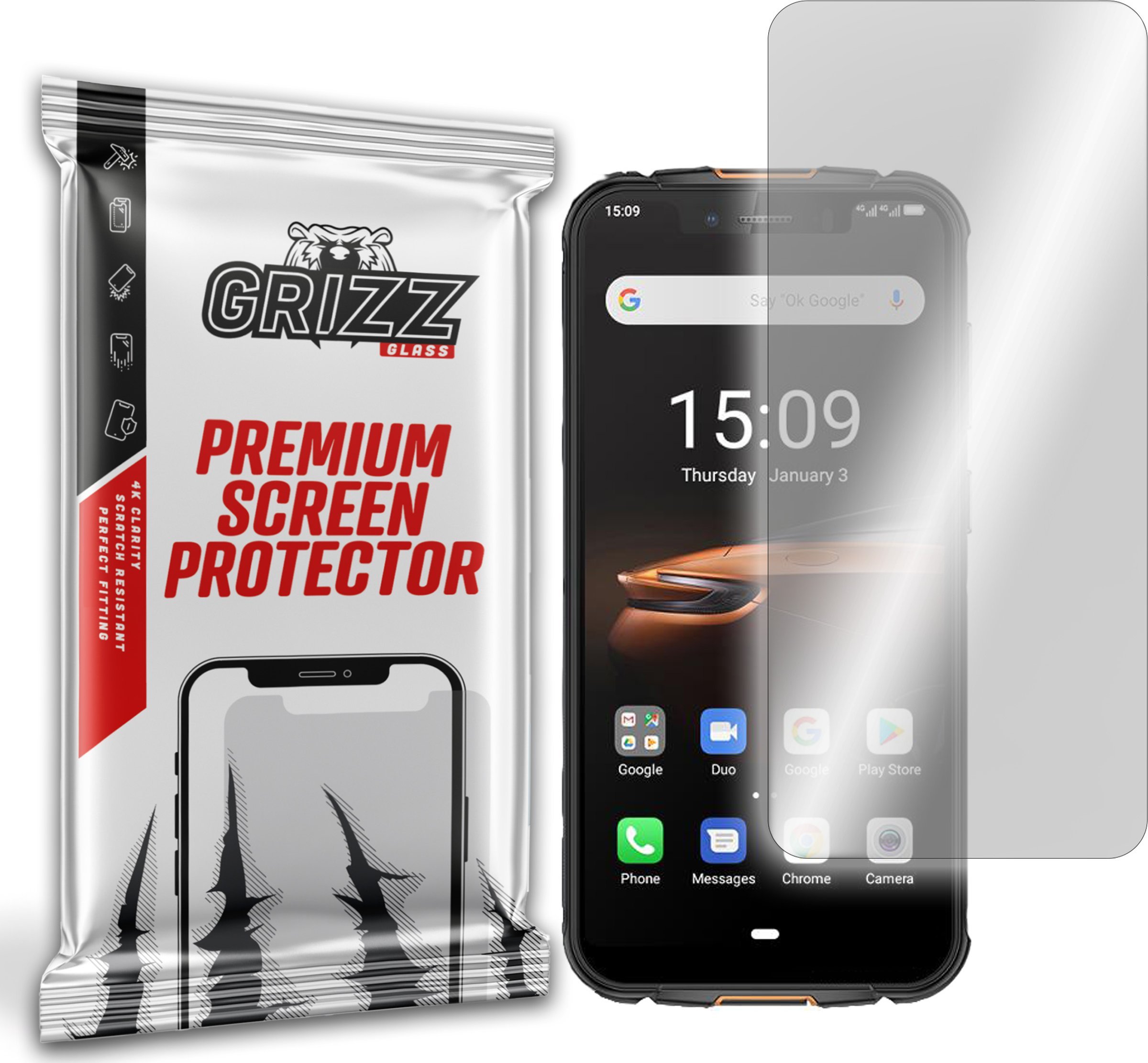 GrizzGlass Szkło hybrydowe Grizz Ulefone Armor 5s