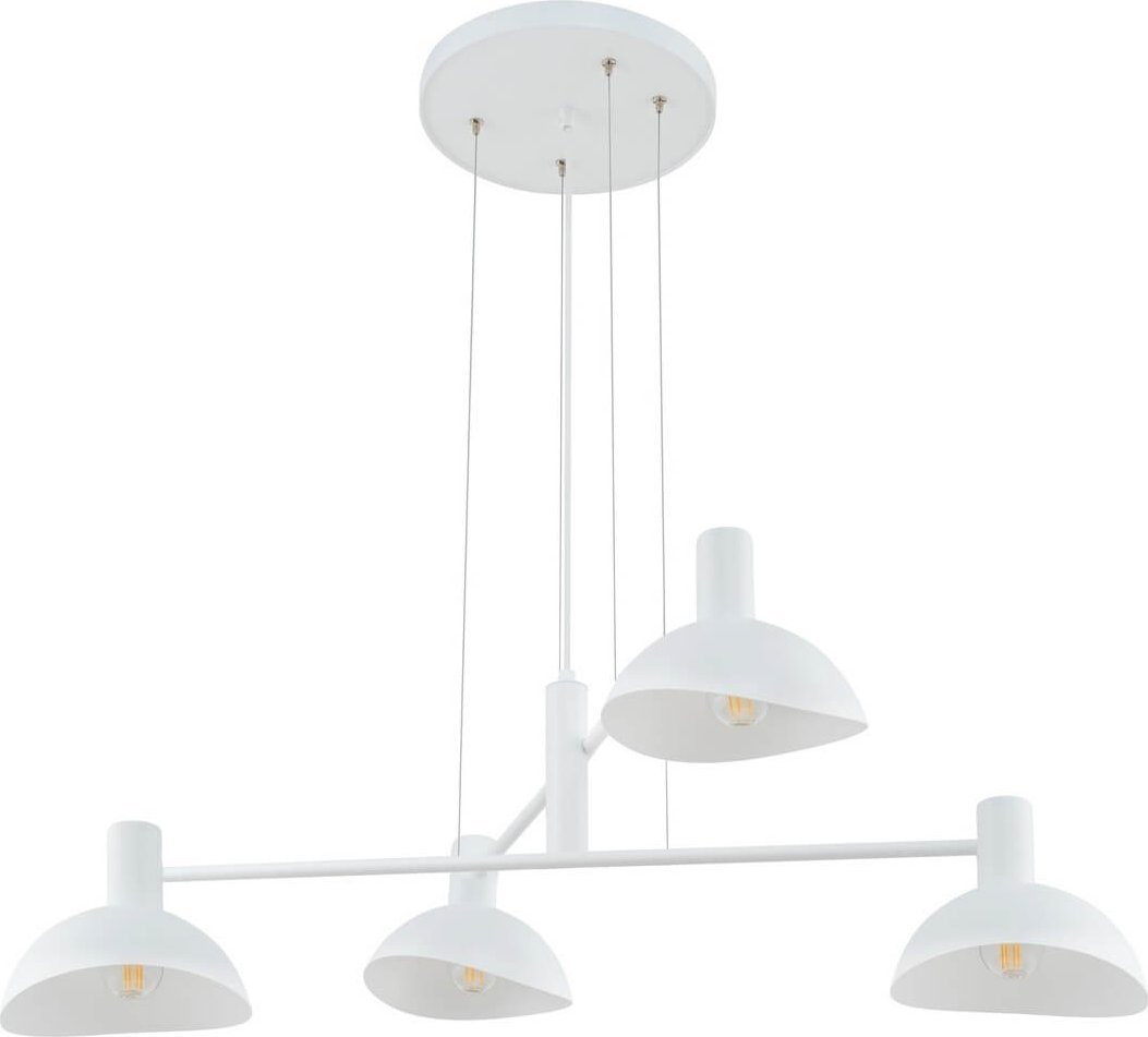 Lampa wisząca Sigma Wisząca lampa pokojowa Artis biała z metalu nad stolik