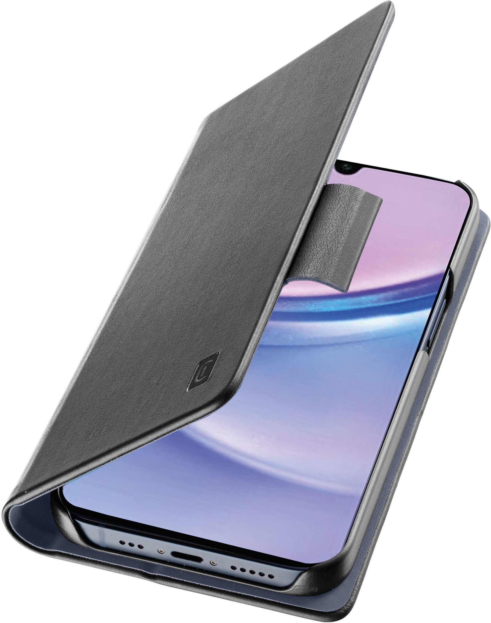 Cellularline 8018080489716 pokrowiec na telefon komórkowy 17 cm (6.7") Folio Czarny