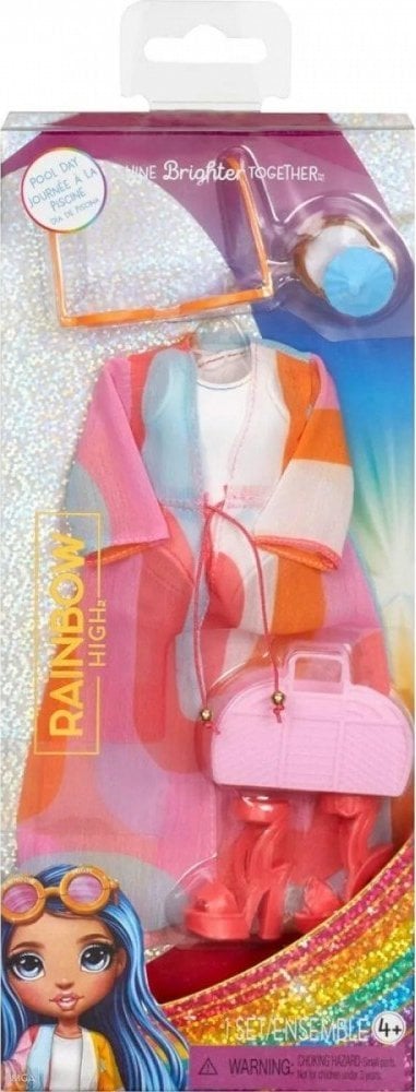 Ubranka Rainbow High Dzień na basenie MGA