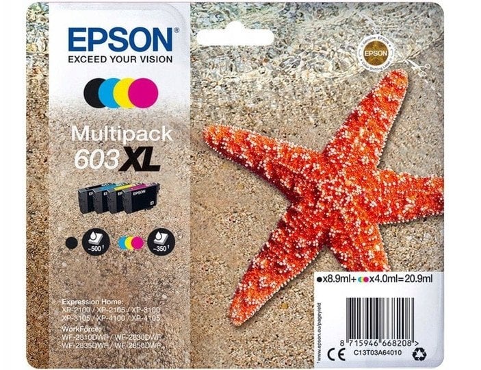 Tusz Epson Multipack 4-colours 603XL EasyMail