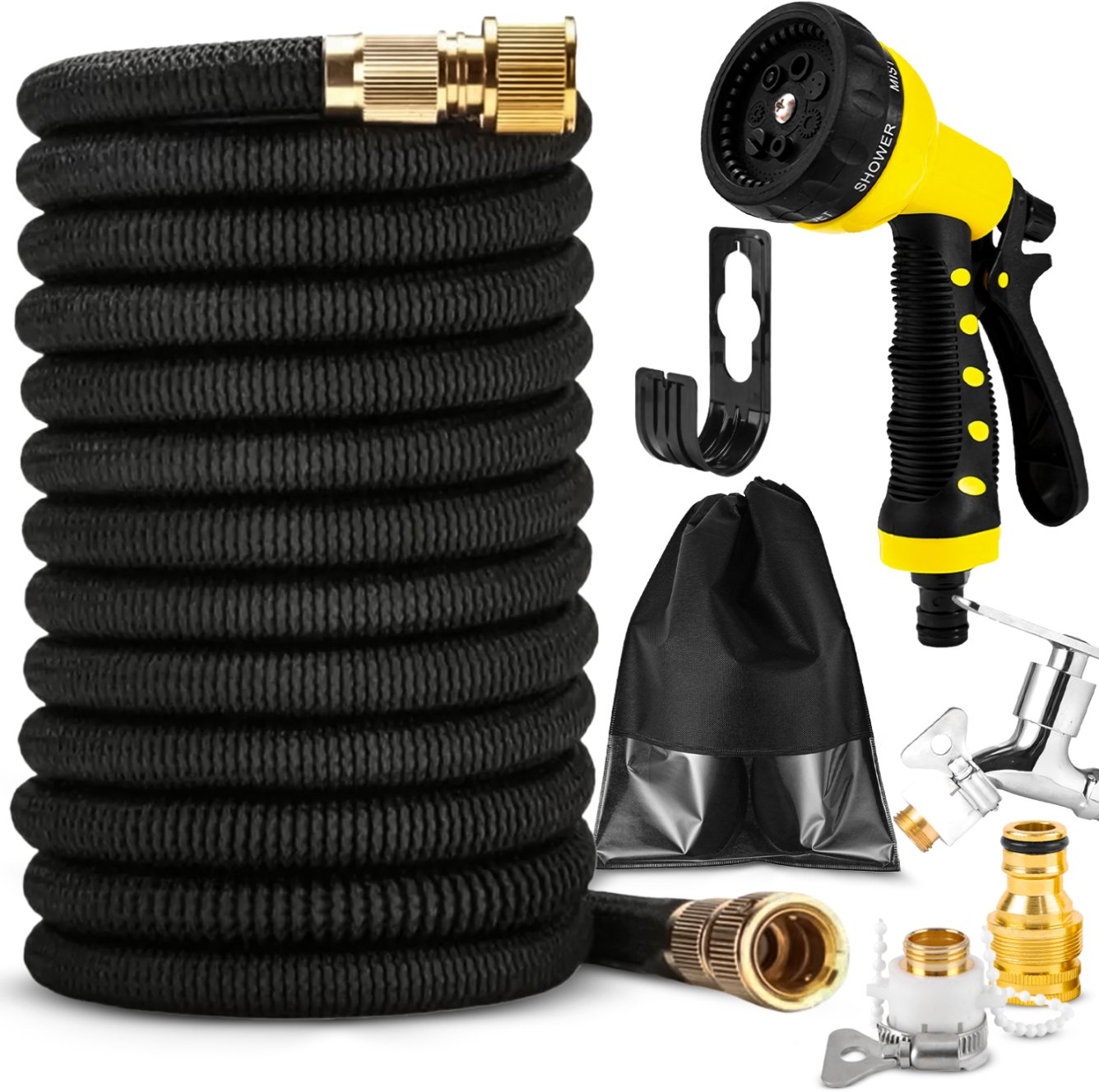 Wąż ogrodowy elastyczny Heckermann 45m