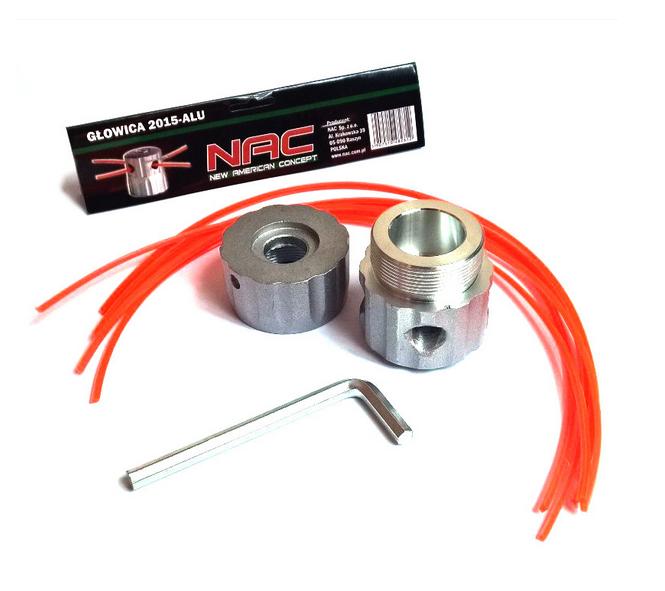 NAC Głowica żyłkowa aluminiowa