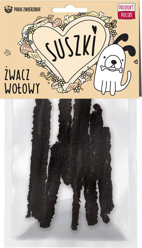 Paka Zwierzaka Paka Zwierzaka Suszki Żwacz Wołowy 100g