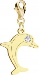 Radziszewska Jewellery Pozłacany Charms DELFIN DEDYKACJA GRATIS