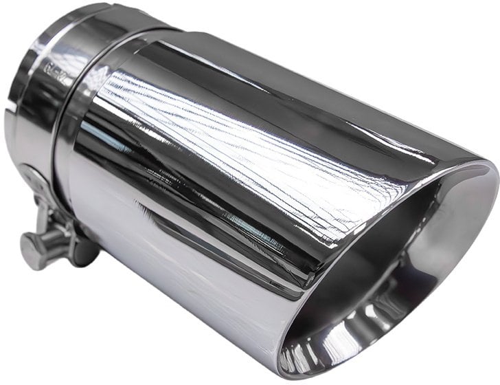 Końcówka tłumika 101mm wejście 70mm Polerowana