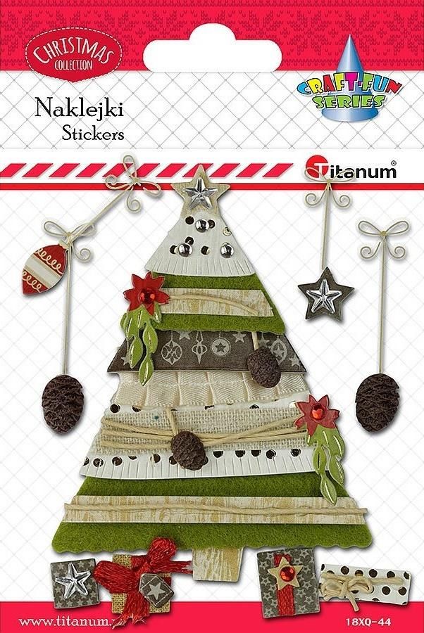 Titanum Naklejki 3D choinka