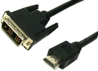 Kabel MediaRange HDMI - DVI-D 2m czarny (MRCS118)