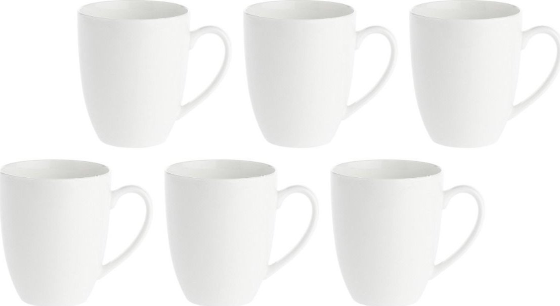 NPC Polska La Porcellana Bianca Essenziale Zestaw 6 kubków z uchwytem 450 ml