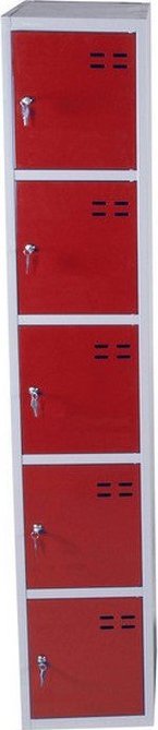 Swedmach Szafka magazynowa wym. 1920x350x550 mm (kolor: czerwony)