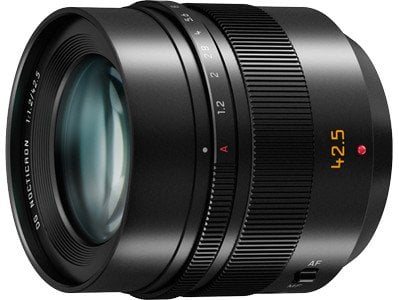 Panasonic Leica DG Nocticron 42.5mm f/1.2 ASPH. Power O.I.S. lens, black