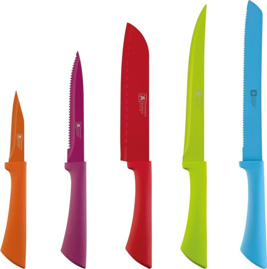 Richardson Sheffield Love Colour - 5 pc Knife set in mail order box