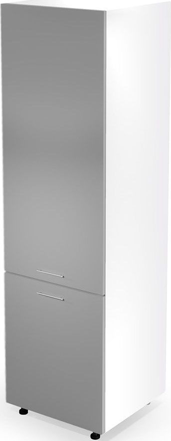 Elior Kuchenna szafka do zabudowy lodówki Limo 14X - jasny popiel połysk