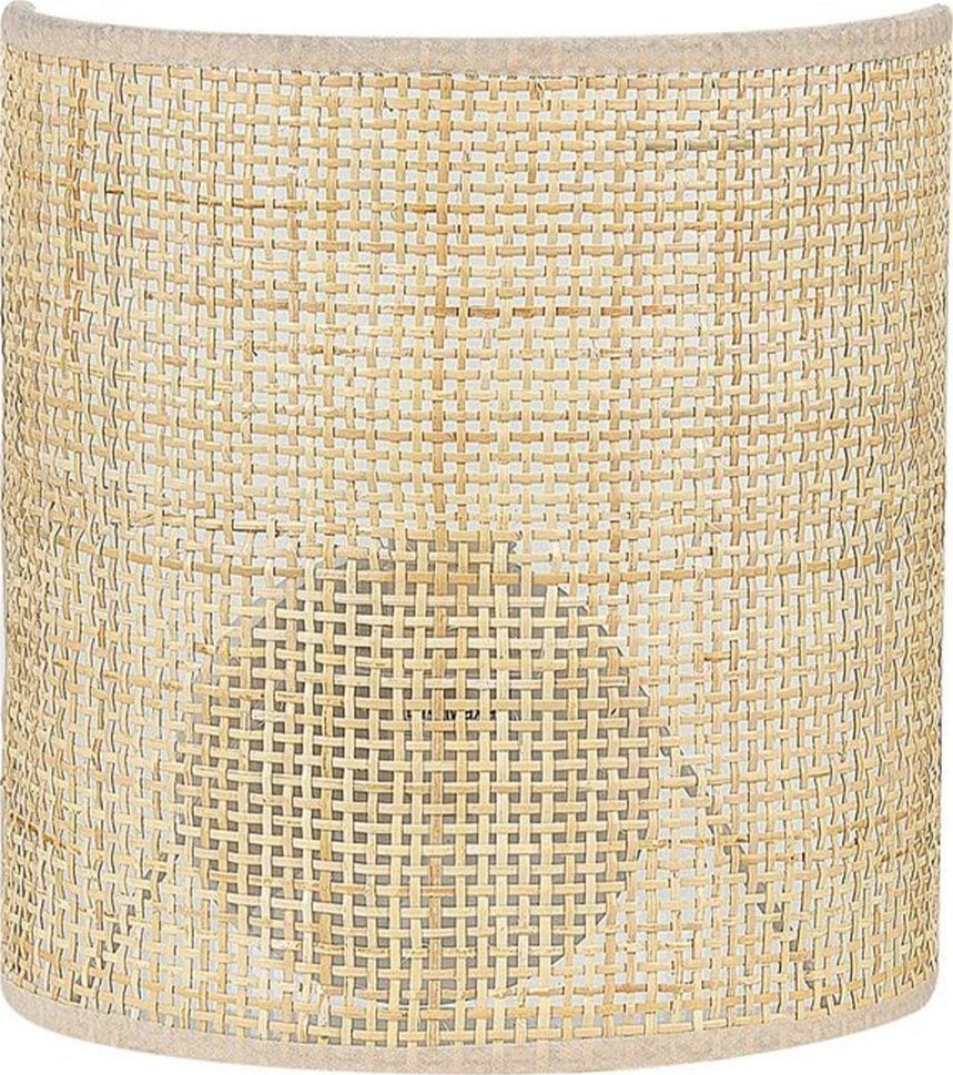 Kinkiet Beliani Lampa ścienna rattanowa naturalna CARIO!