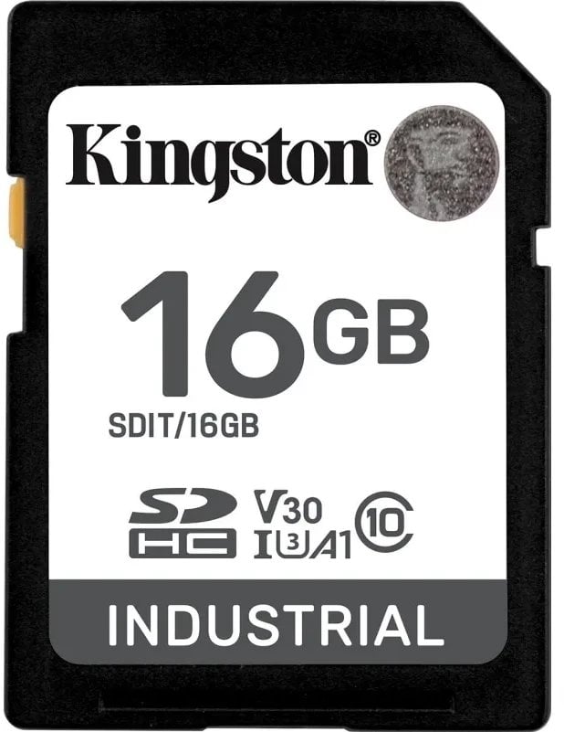 Kingston | SDHC/SDXC SD | Flash Memory Card | 16 GB | Juodas