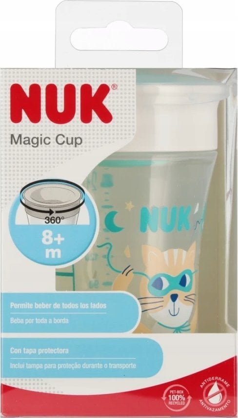 NUK NUK KUBEK 230ML EV MAGIC TURKUS 10751138 1/4