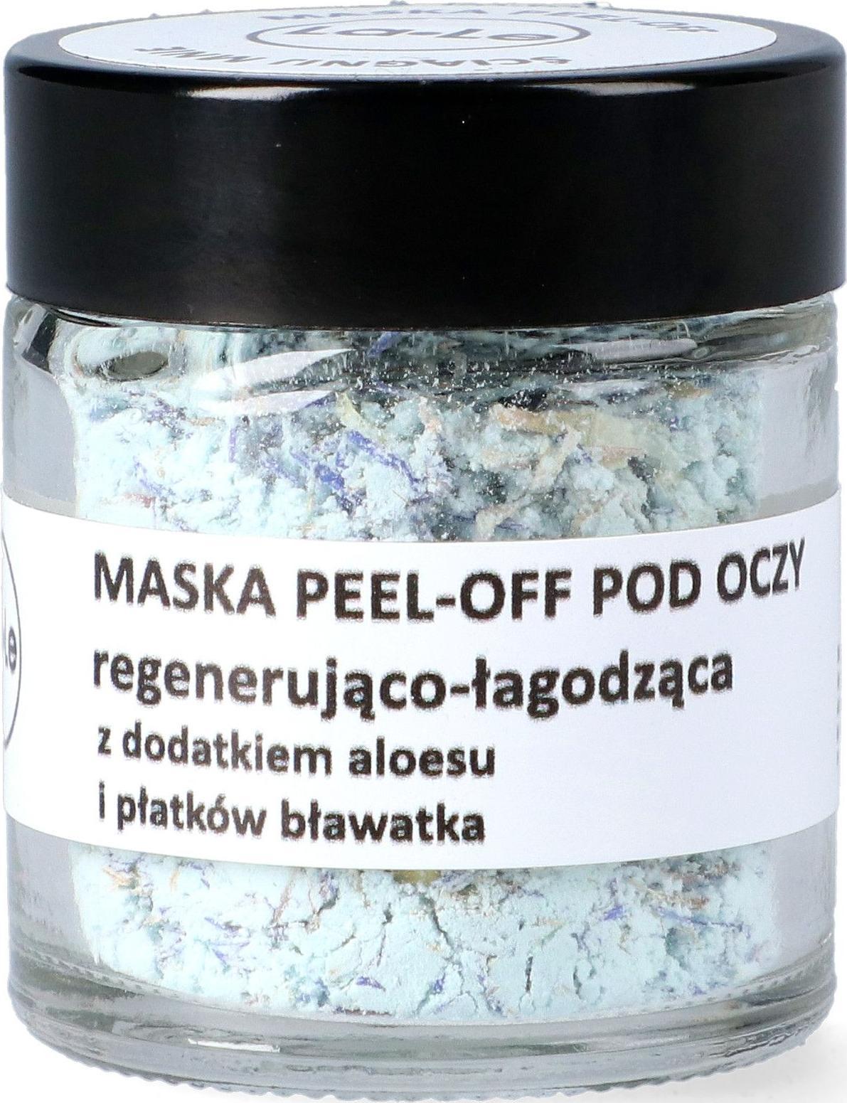 La-le Maska peel-off pod oczy regenerująco-łagodząca 30ml La-Le