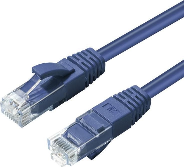 Microconnect MC-UTP6A0015B kabel sieciowy Niebieski 0,15 m Cat6a U/UTP (UTP)