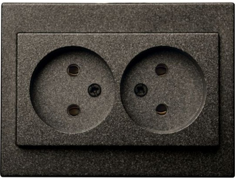 2-WAY SOCKET WITHOUT EARTHING