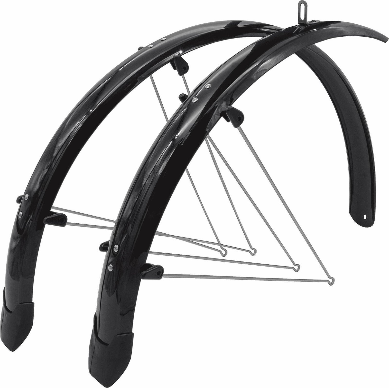 Orion Błotniki Orion 24" x 53mm nylon-alu czarny komplet z chlapaczem Uniwersalny